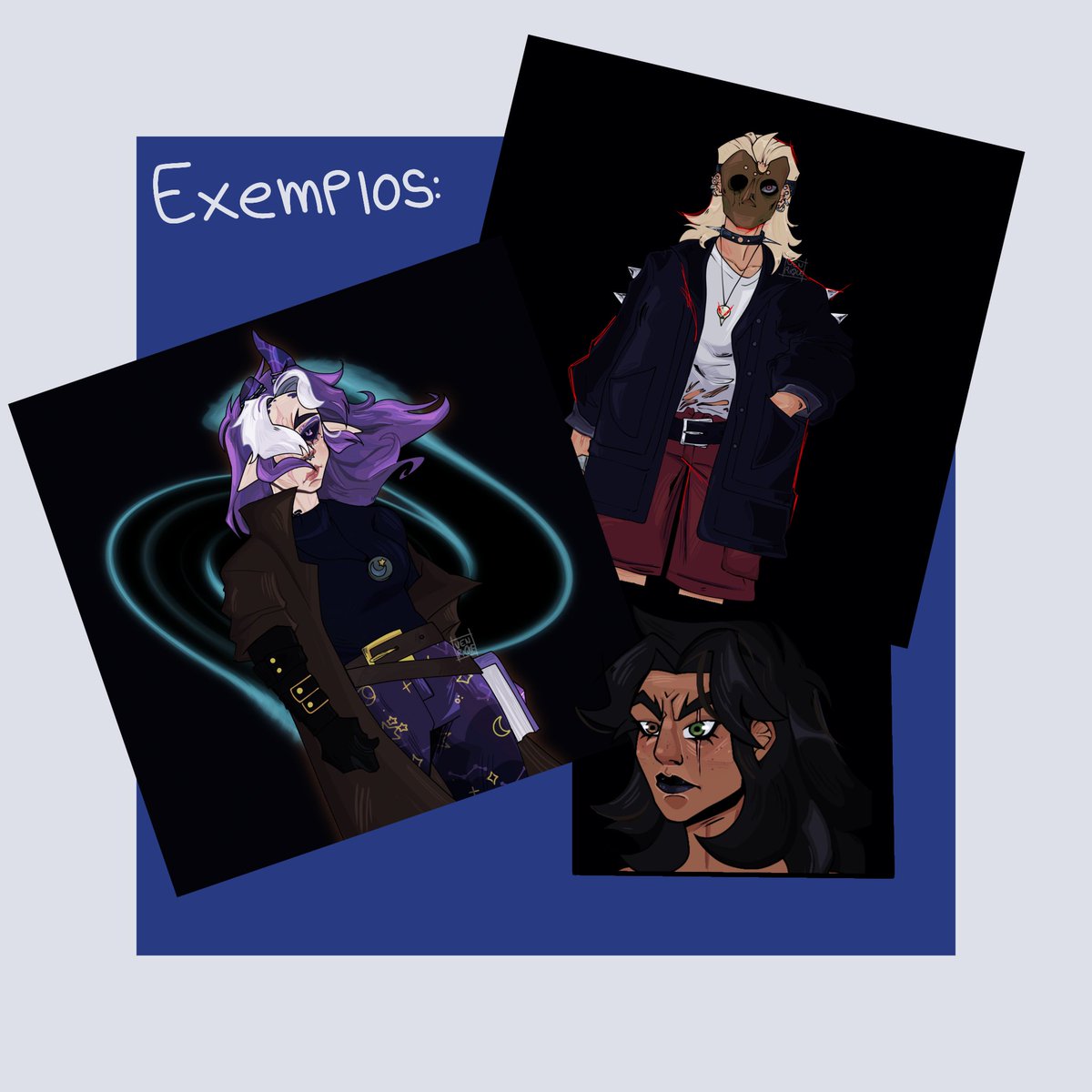 venrique3's tweet image. Encomendas/Comissões abertas 📣
— Tabela nova e com mais estilos ✨️
Agora além do meu estilo padrão, pode ter seu oc ou qualquer personagem no estilo de Steven universo, hora de aventura, naruto e até como um emote!!!