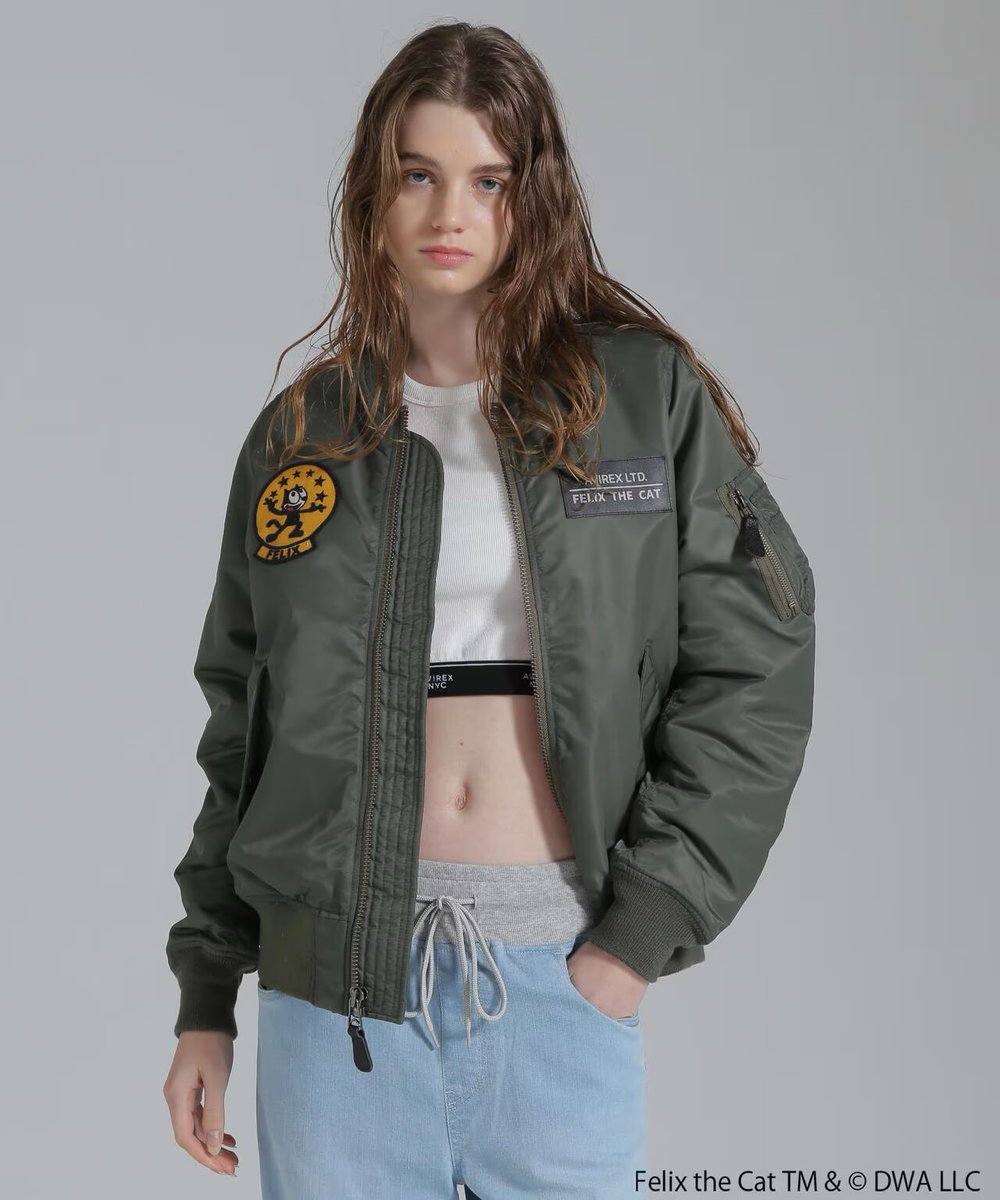 usonlinestore's tweet photo. 《AVIREX×FELIX》 L-"FELIX THE CAT" MA-1/
アヴィレックス×フェリックス MA-1
⁡
NO. 7835152604
COLOR:olive
SIZE: S.M
PRICE: ¥ 41,800（税込）

#avirex #b2nd #beaver #garden #lhp#royalflash #schott#manastash https://t.co/zgvDyQXOGd