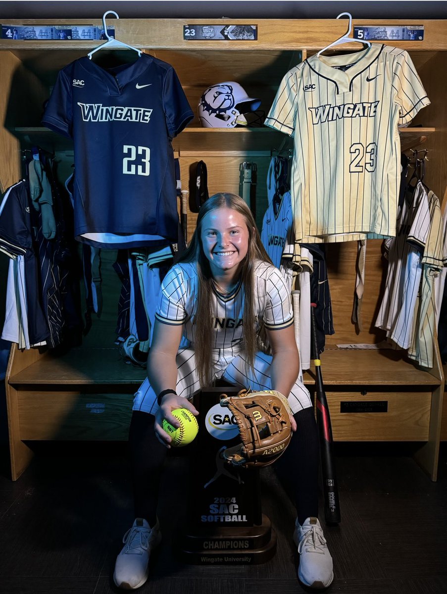 Lilly Smith (@lillysmith2026) on Twitter photo I am SO excited to announce my commitment to Wingate University!! All the glory to the Lord!
LETS GO DAWGS!! 🐶🐶
<a href="/WingateSoftball/">Wingate Softball</a> <a href="/JmeStan15/">Jammertime</a> <a href="/All_Day_Chay/">Chaley Sims</a> <a href="/makaylab_22/">Makayla Bowman</a> <a href="/BEP_Polk/">Bandits Elite Premier - Polk/Simpson</a> <a href="/TincherPitching/">Tincher Pitching</a> I am SO excited to announce my commitment to Wingate University!! All the glory to the Lord!
LETS GO DAWGS!! 🐶🐶
<a href="/WingateSoftball/">Wingate Softball</a> <a href="/JmeStan15/">Jammertime</a> <a href="/All_Day_Chay/">Chaley Sims</a> <a href="/makaylab_22/">Makayla Bowman</a> <a href="/BEP_Polk/">Bandits Elite Premier - Polk/Simpson</a> <a href="/TincherPitching/">Tincher Pitching</a>