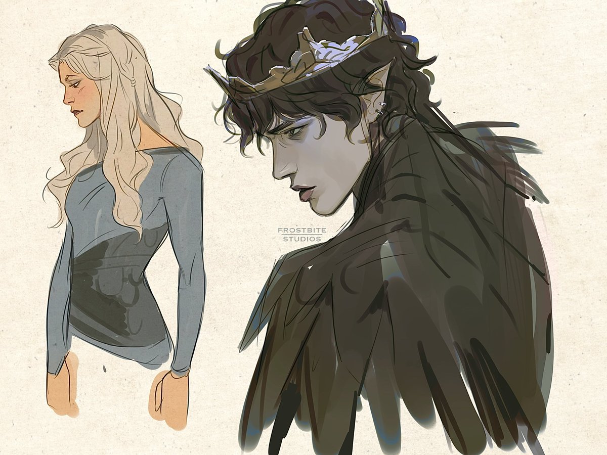 frostedsparrow's tweet image. Some coincidentally left facing doodles from my attempts to learn CSP! Longer hair Cardan cuz why not. 💅💅✨#thecruelprince