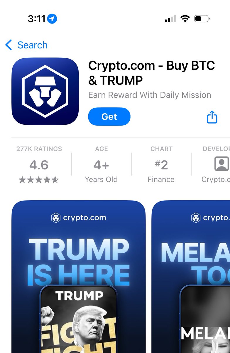 this is what it says when you download the crypto[dot]com app