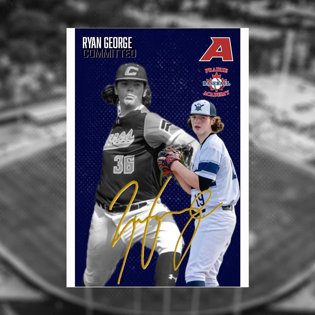 Congratulations to <a href="/ryangbaseball56/">Ryan George</a> on his commitment to <a href="/PrairieBaseball/">Prairie Baseball Academy</a>