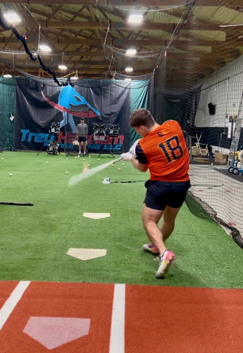 If you want to become a better hitter, try this:

• Hit more often
• Study your swing 
• Get in the weight room 
• Execute your routine consistently
• Evaluate your progress + adjust when needed

That consistency + focus will turn into talent 🔥