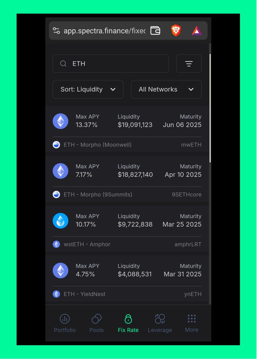 Congrats👏

In the future, I hope to see the <a href="/ethereumfndn/">Ethereum Foundation</a> using <a href="/spectra_finance/">Spectra</a> to manage its treasury

Spectra (formerly APWine) is the only permissionless interest rate derivatives protocol where anyone can create yield markets by choosing an Interest Bearing Token (IBT) and