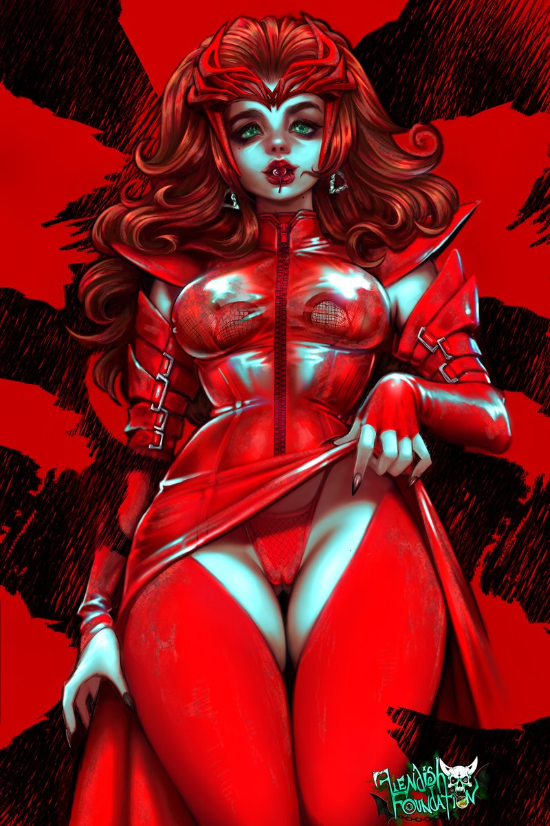 Is it 2 early for Scarlet Witch to ask what you are doing Feb the 14th? 👀
#vday #MarvelRivals 
#MarvelRivalsfanart #Wandamaximoff