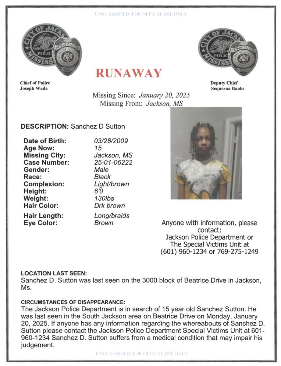Jackson Police Department tweet media
