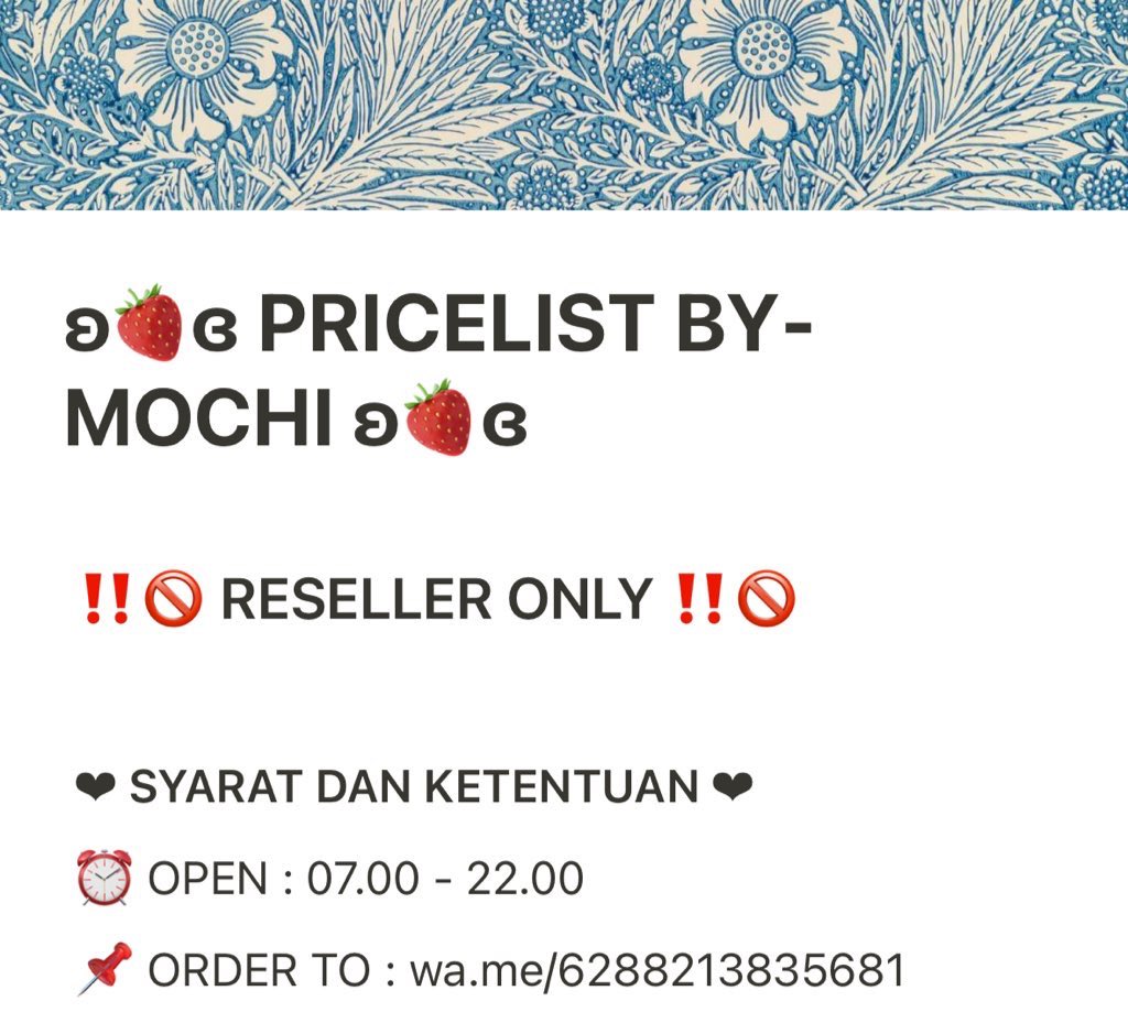 𐙚 mochi FH App Prem | OPRESS ; mt after dm tweet media