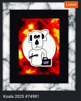 Hi, <a href="/garyvee/">Gary Vaynerchuk</a> when will you be dropping the details on the 2025 Koala from <a href="/BookGamesBot/">Book Games Exchange Bot</a>?  There are a bunch of us who have been curiously waiting.