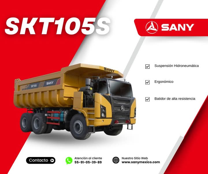 Gigantes de la productividad 🚛💪
🔹 Capacidad insuperable para mover lo imposible
🔹 Diseño robusto para los terrenos más extremos
🔹 Tecnología avanzada que optimiza cada carga👷‍♂️ SANY MÉXICO: El motor que impulsa tus grandes proyectos.
 #QuintanaRoo #mineria  #DISPONIBLE