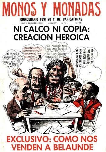 El gran Nicolás Yerovi les dio con palo a TODOS con el humor y la sátira. A los poderosos desde 1978 (que se re-fundo Monos y Montadas) y también a la izquierda incapaz de unirse. Se rió de todo 😁😊
Que este gobierno y su <a href="/MinCulturaPe/">Ministerio de Cultura del Perú</a> 🤮 no le dedique ni un tuit, se entiende