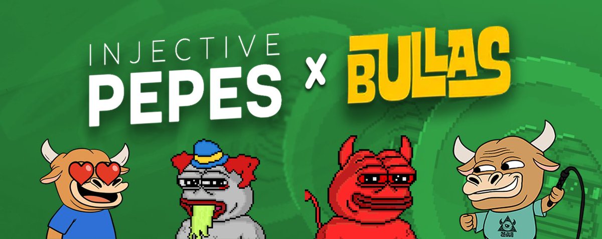 Pepes got some <a href="/TheBullas_/">Bullas 🐂⛓</a> GTD WL spots for Pepe holders! 🐸

Join our Discord and verify your Pepe to enter the raffle 👀

You have 48 hours ⏳