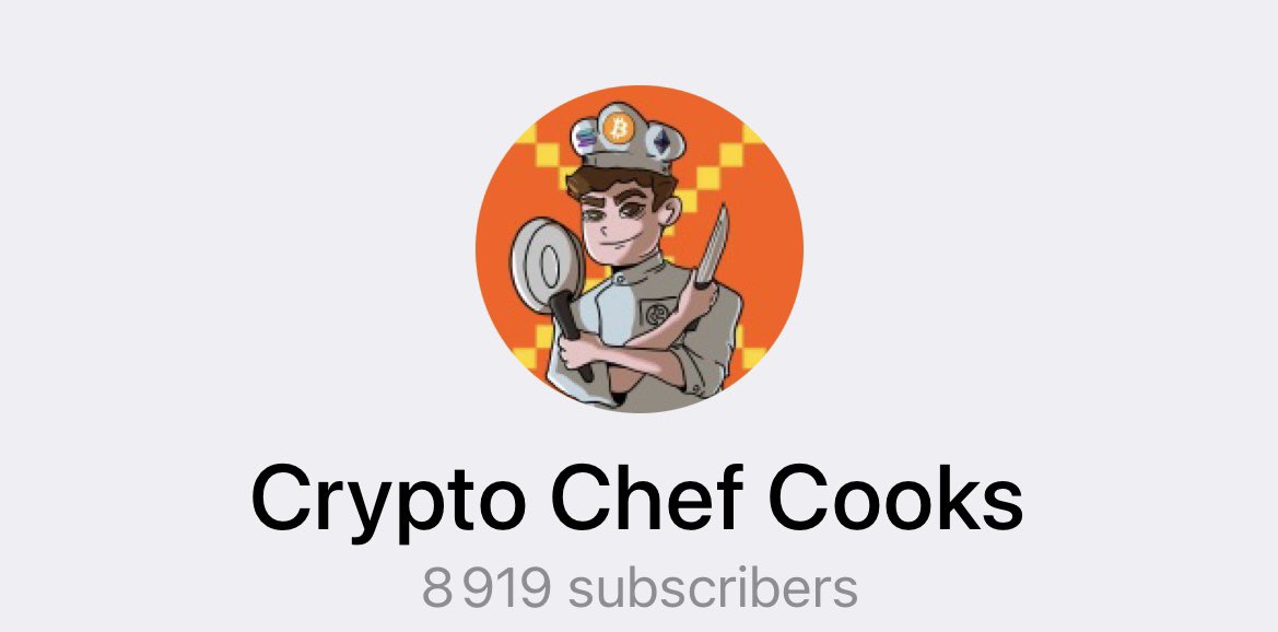 TheCryptoChefX's tweet image. We are changing lives everyday in the kitchen and winning so much! 

If you don’t want to miss out and join us then make sure you are subscribed to my Telegram, where I post most of my calls.

t.me/CryptoChefCooks