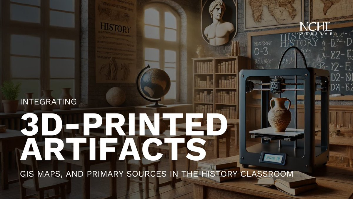 Educators: Are you looking to integrate innovative tools into your history curriculum? Join Grant Miller on Jan. 22, at 7:30 PM EST for a thought-provoking webinar on combining 3D-printed artifacts, GIS maps, and primary sources to deepen students’ understanding of history.
