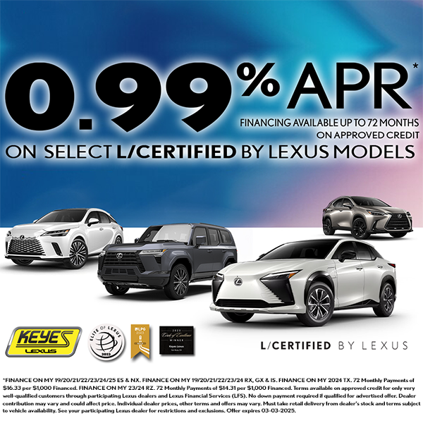 keyeslexus's tweet image. Make 2025 your best year yet with incredible deals at Keyes Lexus! Experience luxury for less.✨

#keyeslexus #newyear #lowapr #lcertified