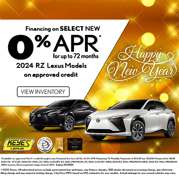 keyeslexus's tweet image. Make 2025 your best year yet with incredible deals at Keyes Lexus! Experience luxury for less.✨

#keyeslexus #newyear #lowapr #lcertified