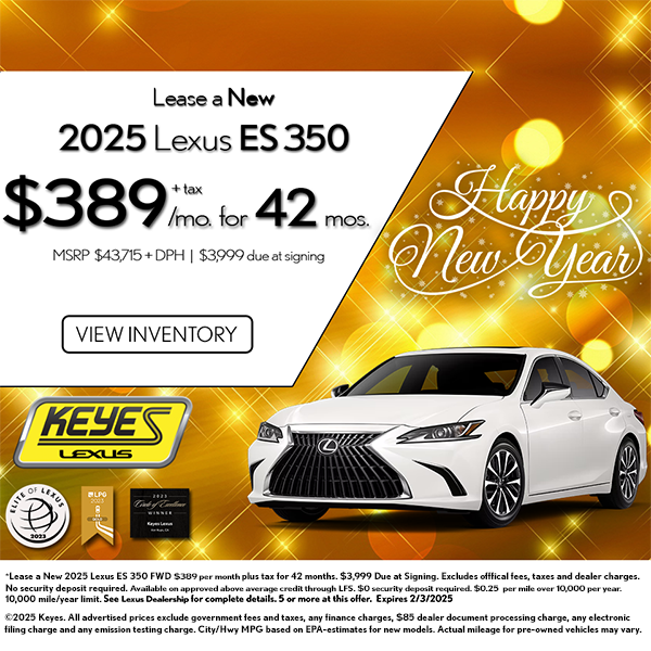 keyeslexus's tweet image. Make 2025 your best year yet with incredible deals at Keyes Lexus! Experience luxury for less.✨

#keyeslexus #newyear #lowapr #lcertified