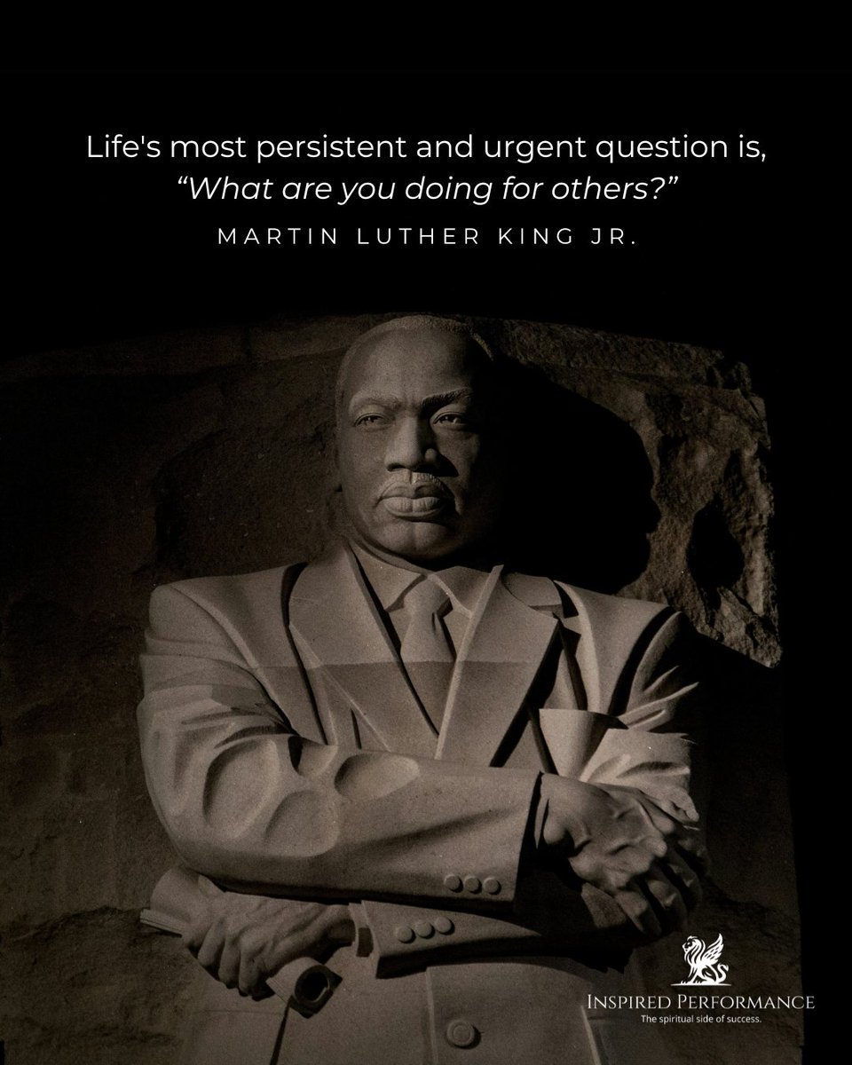 inspiredper's tweet image. Today, we honor the legacy of Dr. Martin Luther King Jr. As we celebrate his impact, may we be inspired to serve, stand for equality, and spread hope in our communities. Together, we can continue building the dream.

#InspiredPerformance #MLKDay #ServeWithPurpose