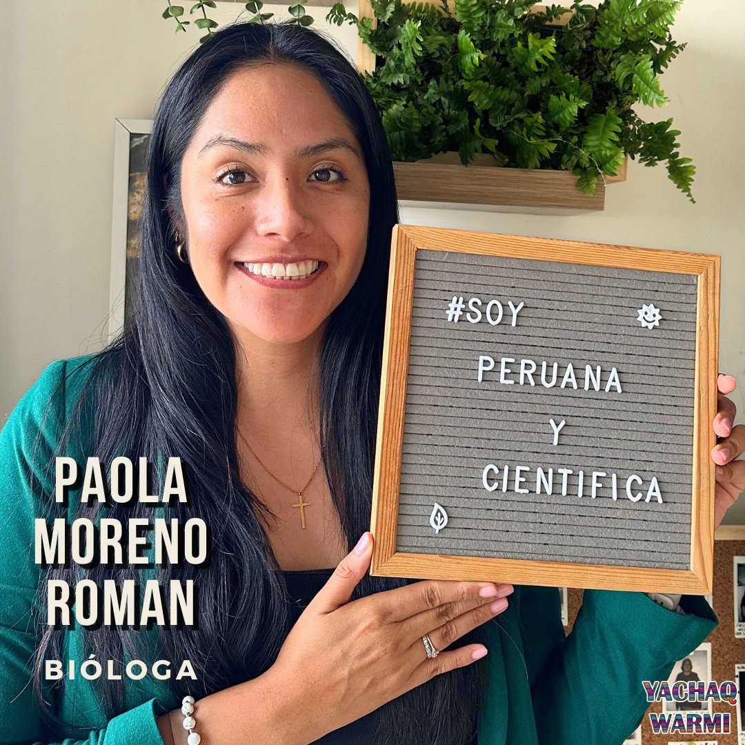 Yachaq Warmi (@yachaqwarmi) on Twitter photo #SoyPeruanaYCientífica Paola Moreno Roman, peruana y científica 🇵🇪 Paola realizó sus estudios de pregrado en Biología en <a href="/CayetanoHeredia/">Universidad Peruana Cayetano Heredia</a> (Perú) y su doctorado en Biología Celular y Molecular en <a href="/Stanford/">Stanford University</a> (EEUU)👩🏽🔬
📣 Más info en yachaqwarmi.org/soylatinaycien…
#STEM <a href="/paolamr90/">Paola Moreno-Roman, PhD</a> #SoyPeruanaYCientífica Paola Moreno Roman, peruana y científica 🇵🇪 Paola realizó sus estudios de pregrado en Biología en <a href="/CayetanoHeredia/">Universidad Peruana Cayetano Heredia</a> (Perú) y su doctorado en Biología Celular y Molecular en <a href="/Stanford/">Stanford University</a> (EEUU)👩🏽🔬
📣 Más info en yachaqwarmi.org/soylatinaycien…
#STEM <a href="/paolamr90/">Paola Moreno-Roman, PhD</a>