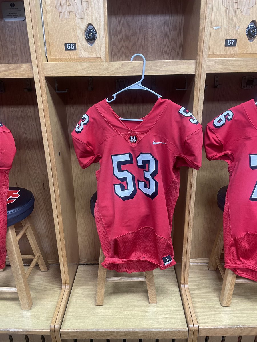 Thank you <a href="/CoachWark/">Derrek Warkenthien</a> for the visit today. I appreciate the tour of the town and <a href="/football_ncc/">NCC Football</a> I had a great time. Go Cardinals! 

<a href="/RBHS_Football/">Richmond-Burton Football</a> <a href="/EDGYTIM/">Timothy “EDGYTIM” OHalloran</a> <a href="/DeepDishFB/">DEEP DISH FOOTBALL</a> <a href="/sixstarfootball/">Six Star Football | PLUS+</a> <a href="/gorilla_punch1/">Gorilla Punch</a> <a href="/PrepRedzoneIL/">Prep Redzone Illinois</a> <a href="/AllenTrieu/">Allen Trieu</a> <a href="/MJ_NFLDraft/">Mark Johnson</a> <a href="/portalgems/">Trench Gems</a> <a href="/SalomonDLcoach/">CoachSalomon</a>