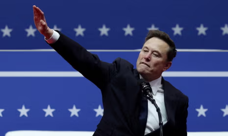 Pinboard's tweet photo. Remember, it's not technically a Nazi salute unless it originates in the Oberösterreich region of Austria. What Musk was performing was sparkling fascism https://t.co/6edDl7Lsxv