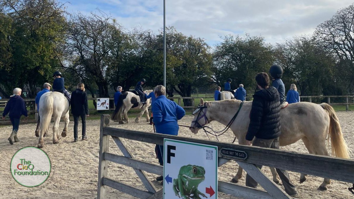 CiaOFoundation's tweet photo. CiaO have arranged, thanks to the generosity of Fidum Property Management, further support for children of @dysartschool. Funding the cost of 100 riding lessons at @EpsomRDA. The donation will meet the costs of Epsom RDA &amp; payments made by the children’s parents. https://t.co/RMWX25dQo7