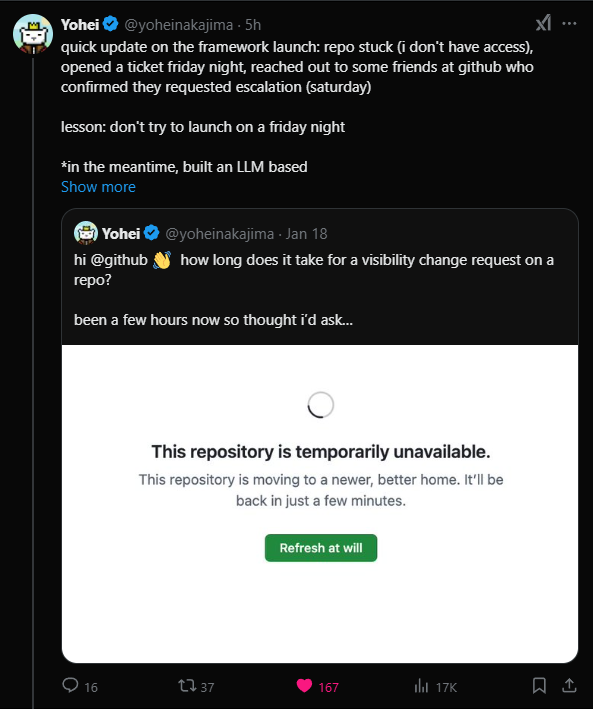 $PIPPIN

dev is working and will be posting his framework on github very soon. the only problem right now is the site is taking a long time to verify, but I'm sure this will fly to the moon as soon as the project is published. i have a good entry point of 80kk

let's send this
