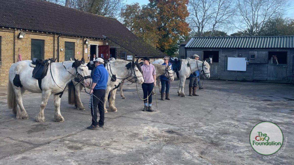 CiaOFoundation's tweet photo. CiaO have arranged, thanks to the generosity of Fidum Property Management, further support for children of @dysartschool. Funding the cost of 100 riding lessons at @EpsomRDA. The donation will meet the costs of Epsom RDA &amp; payments made by the children’s parents. https://t.co/RMWX25dQo7