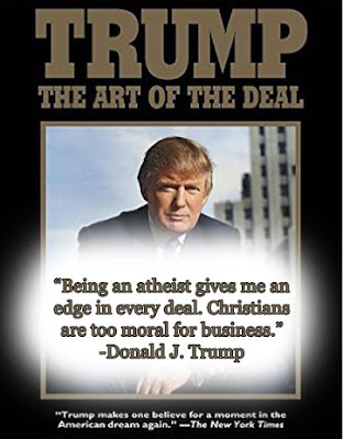 pamela_olnick's tweet photo. @Timodc Because he's an Atheist. 
He's said so in many interviews years ago, before needing the Evangelical  votes. Why don't people pay attention.. https://t.co/aniLnaXNLN