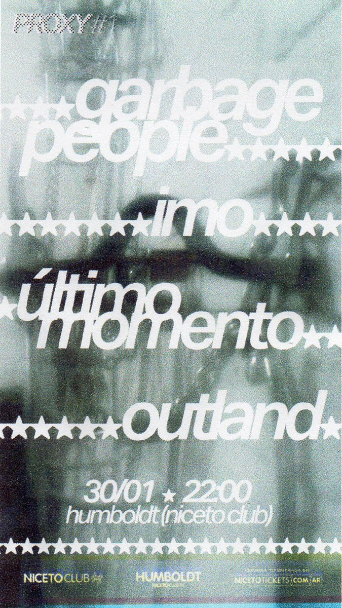 garbage__people's tweet photo. primera fecha del año ♥︎*:･!!
entradas aca: https://t.co/kxulMyXukl https://t.co/TrqcTqVAzA