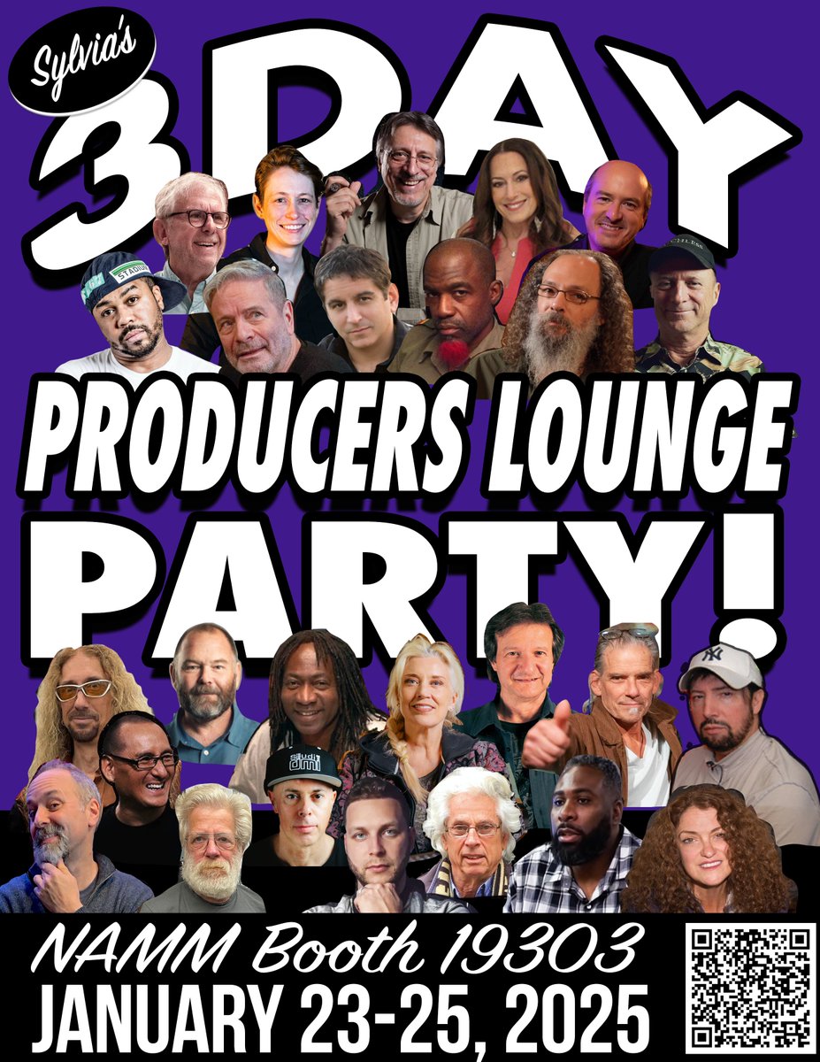 THIS WEEK!!!
Nobody wants to party? We want to party!!!!
I hope everyone is okay. Come to NAMM.
Celebrate the great people that make the records we love!
#frankfilipetti #andrewscheps #piperpayne #georgemassenburg #mattwallace #justblaze #elliotscheiner #rafasardina #robchiarelli