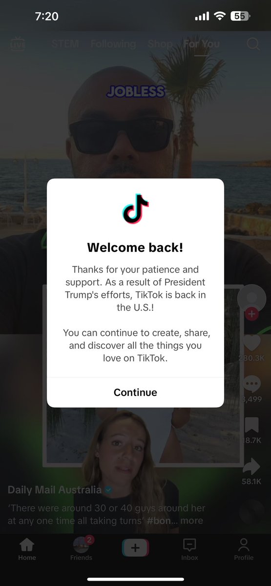 TikTok эргэн ирлээ.🎉😜