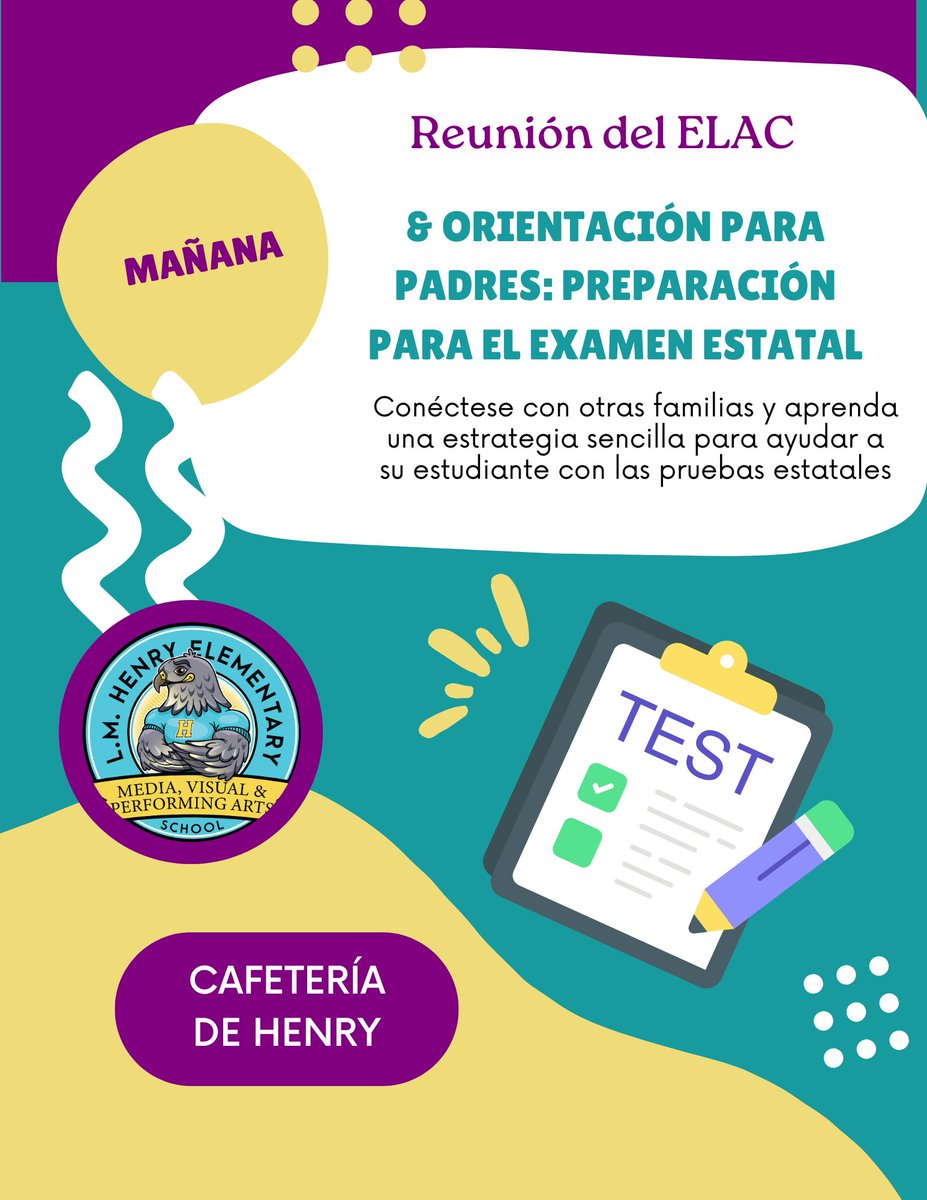 RialtoHenry's tweet photo. We’ll be discussing important topics that support our English Learner students and their success. This is a great opportunity to get involved, share your thoughts, and stay informed about resources available for your child. @rialto_usd @henryvapapta #rialtousd #henryhawks https://t.co/u5cejp9UmN