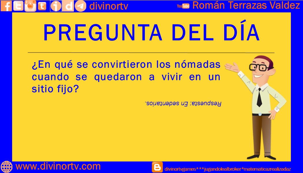 divinortv's tweet image. Recopilación de 25 preguntas de cultura general en imágenes que se compartieron principalmente en la página de Facebook de ‘El Blog de El Divino’
divinortv.com/2025/01/25-pre…
#preguntas #preguntasparacompartir #preguntasdeculturageneral #entretenimientocultural #nomadas