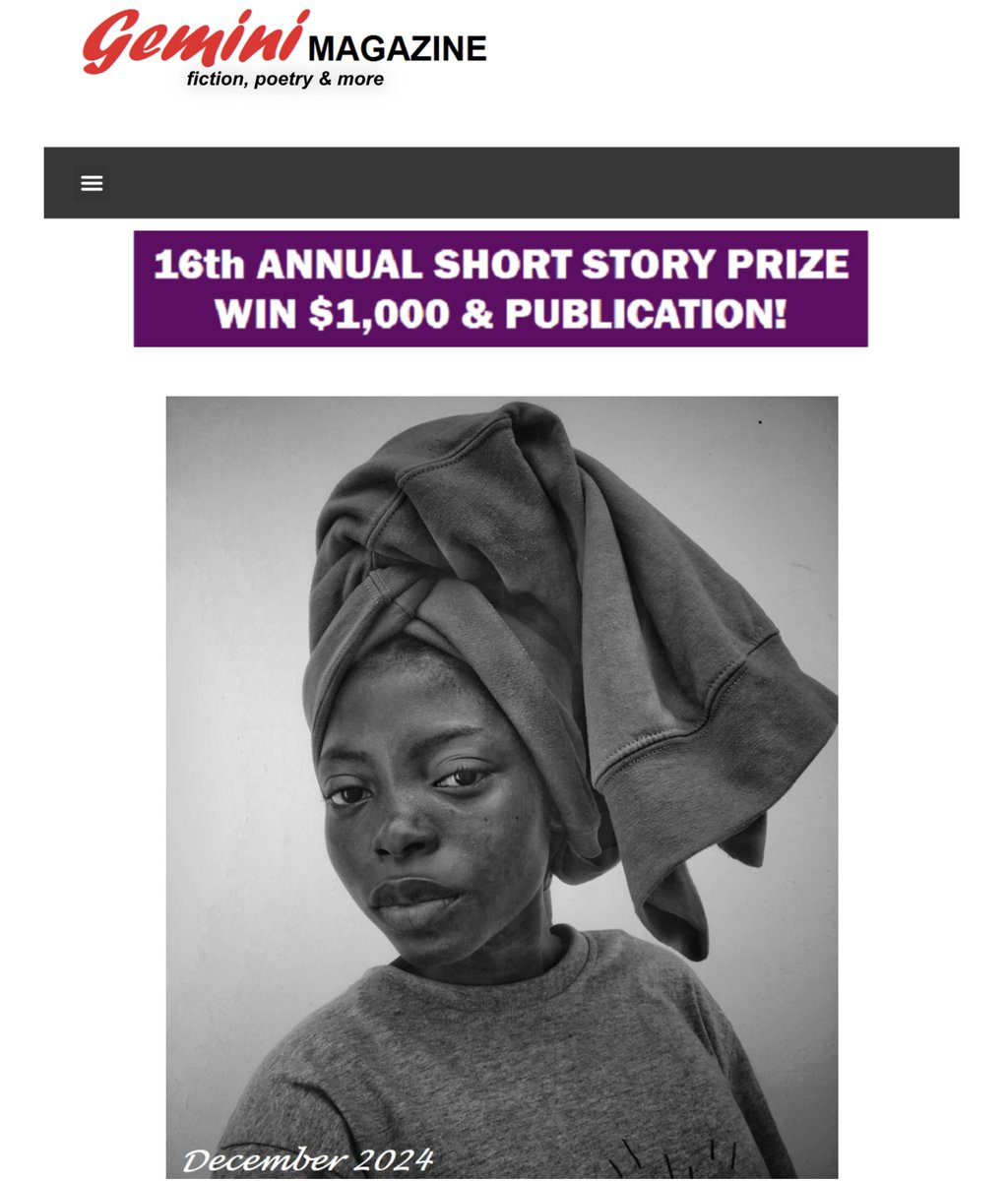 GREAT READING in our Flash Fiction Contest issue! Six winners, new short story, new poem &amp; more.

Deadline for Short Story Contest is March 31.
gemini-magazine.com