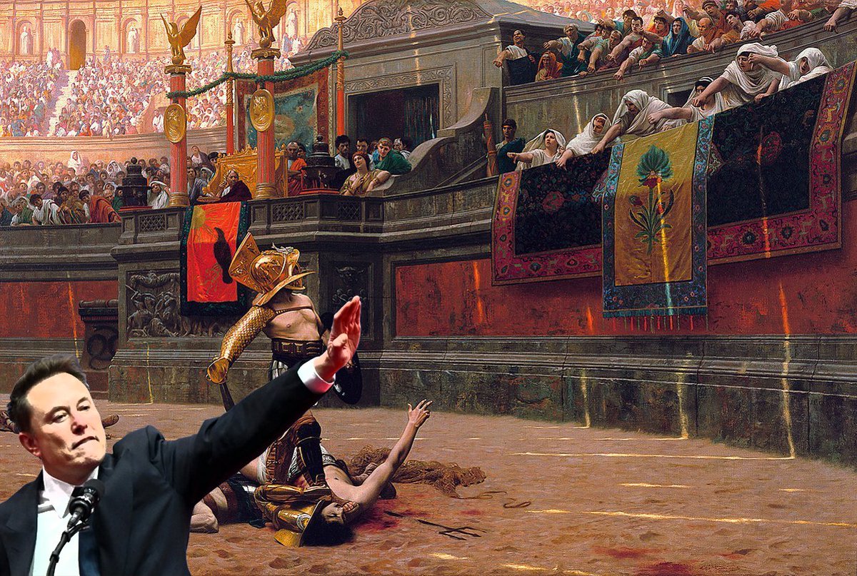 MemoriasPez's tweet photo. ¿Qué hacía Elon?

a) Pedir clemencia al emperador
b) Comprobar si llueve
c) Pedir un taxi
d) Festejar la invasión de Varsovia en 1939

Por favor, sólo respuestas incorrectas. https://t.co/KsmcrE9tAO
