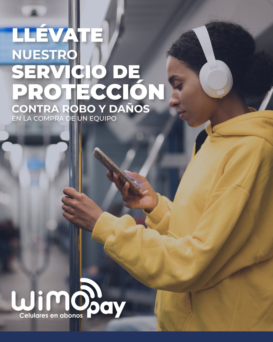 wimopay's tweet photo. ¡𝐏𝐫𝐨𝐭𝐞𝐠𝐞 𝐭𝐮 𝐢𝐧𝐯𝐞𝐫𝐬𝐢𝐨́𝐧 𝐜𝐨𝐧 𝐖𝐈𝐌𝐎𝐏𝐀𝐘!❤️‍🩹
Tranquilidad total para usar tu smartphone sin preocupaciones.☺️
𝐻𝑎𝑧𝑙𝑜 𝑡𝑢𝑦𝑜 ℎ𝑜𝑦 𝑚𝑖𝑠𝑚𝑜 𝑦 𝑣𝑖𝑣𝑒 𝑠𝑖𝑛 𝑙𝑖́𝑚𝑖𝑡𝑒𝑠.
#WIMOPAY #seguros #TecnologíaProtegida https://t.co/Vg5eoUfdEb