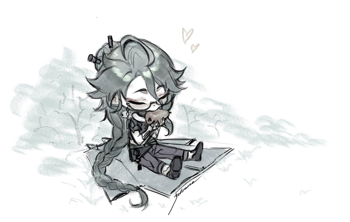 ZefiraineArt's tweet photo. I'll try to pick up a C6 Baizhu tomorrow~
#原神 #GenshinImpact #Baizhu https://t.co/X3iJsEVMJc