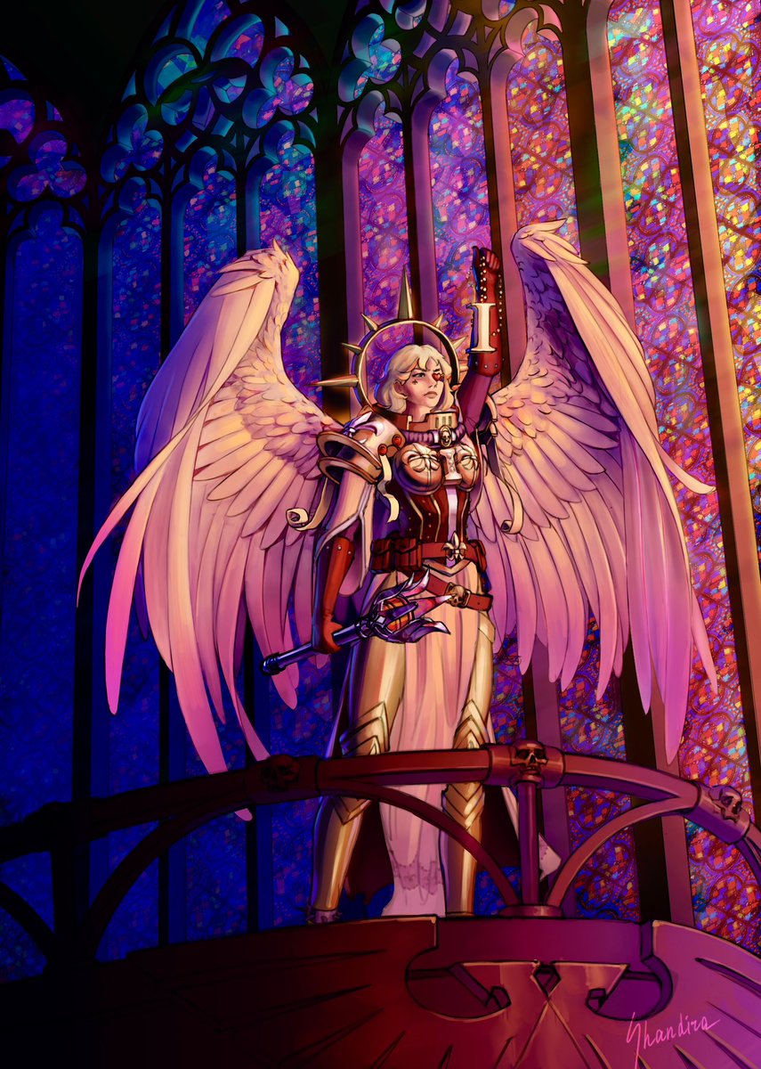 Shandira (@shandira_art) on Twitter photo I revere Rhinnia Jouvenel, who gave her life for the Emperor and get a great blessing to continue bringing light into the great darkness!
<a href="/FrejaGh/">Fralle-chan</a> your OC is adorable, thank you for her🤲❤️
#SistersOfBattle #WarhammerArt #warhammer40k I revere Rhinnia Jouvenel, who gave her life for the Emperor and get a great blessing to continue bringing light into the great darkness!
<a href="/FrejaGh/">Fralle-chan</a> your OC is adorable, thank you for her🤲❤️
#SistersOfBattle #WarhammerArt #warhammer40k