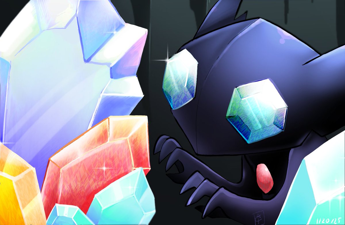 DoopsSnoops's tweet photo. #Pokemon #sableye https://t.co/IyXwQyP1NA