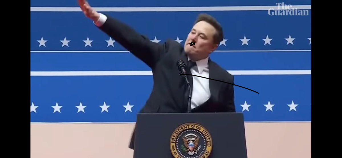 dijit23's tweet image. Sieg Heil Elon. 
(dear Lord 😠)

Image of Adolf and Elon by Gronk 2