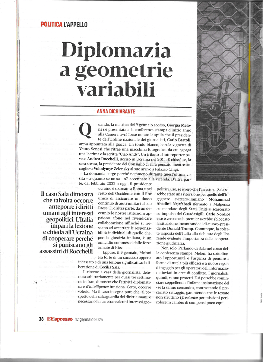 Giustizia per Andrea Rocchelli tweet media