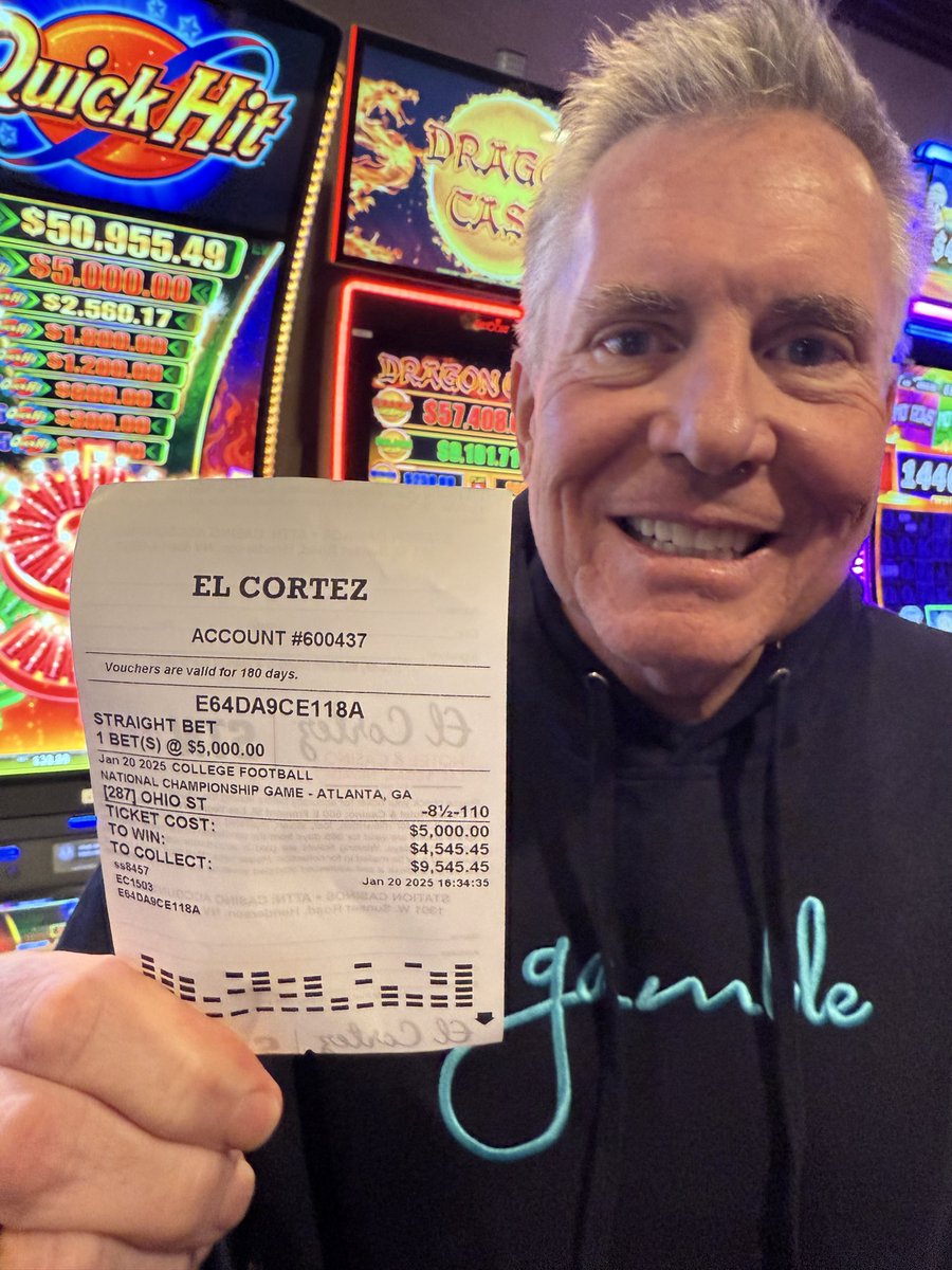 itsvegasmatt's tweet image. My turn to fire it in there. Go Buckeyes!