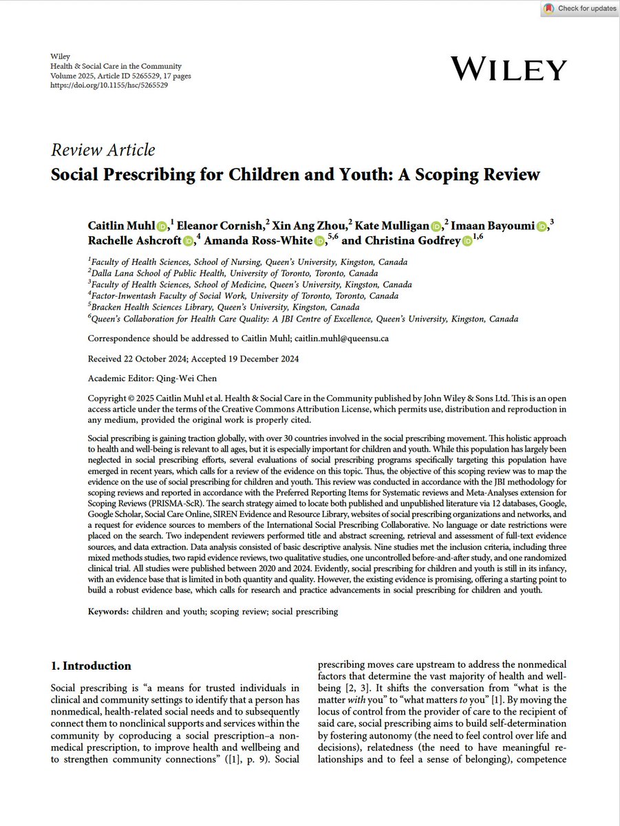 Caitlin Muhl, MPH, PhD (@caitlinmuhl) on Twitter photo Thrilled to share that the third and final phase of my doctoral work has been published! π
doi.org/10.1155/hsc/52β¦
A huge thank you to my incredible review team!
Eleanor Cornish
Leo Zhou
@KateMMulligan
<a href="/ibayoumi/">Imaan Bayoumi</a>
<a href="/rrashcroft/">Rachelle Ashcroft</a>
<a href="/AmandaRossWhite/">Amanda Ross-White</a>
Christina Godfrey Thrilled to share that the third and final phase of my doctoral work has been published! π
doi.org/10.1155/hsc/52β¦
A huge thank you to my incredible review team!
Eleanor Cornish
Leo Zhou
@KateMMulligan
<a href="/ibayoumi/">Imaan Bayoumi</a>
<a href="/rrashcroft/">Rachelle Ashcroft</a>
<a href="/AmandaRossWhite/">Amanda Ross-White</a>
Christina Godfrey