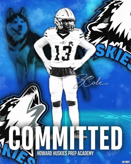 God bless Zachary Cole great decision-making process you’re going to be tremendous for us on the defensive side of the ball coach Howard✅🏈🔥🐐🙏🏿
