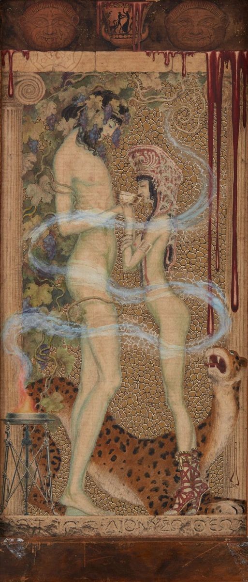 Nicholas Kalmakoff ニコラス·カルマコフ(1873-1955)イタリア出身の象徴主義の画家。グラフィックアーティスト、舞台デザイナー。オカルティズムをモチーフにしてるせいか気持ちがザワザワする怪しい作品が数多い。 