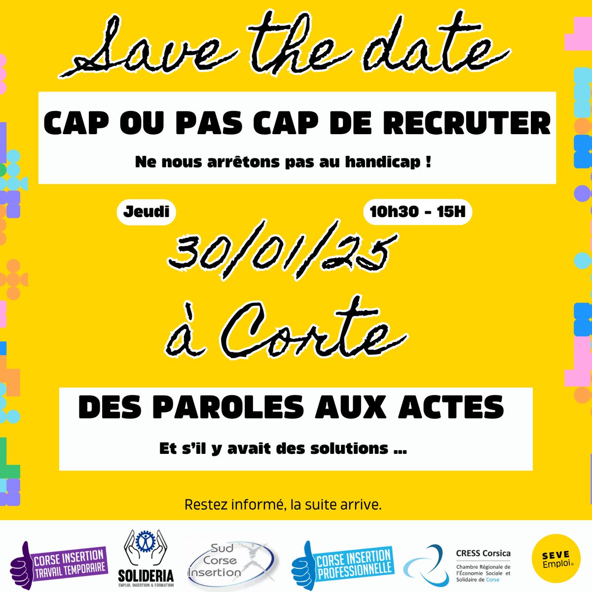 🌟 Table ronde sur le recrutement et le handicap 
🔗 Inscrivez-vous :
👉 Présentiel : forms.office.com/pages/response…
👉 Visio : zoom.us/webinar/regist…
Bâtissons ensemble une société solidaire et inclusive ! 💼💙
#Handicap #Recrutement #Solidarité #Inclusion