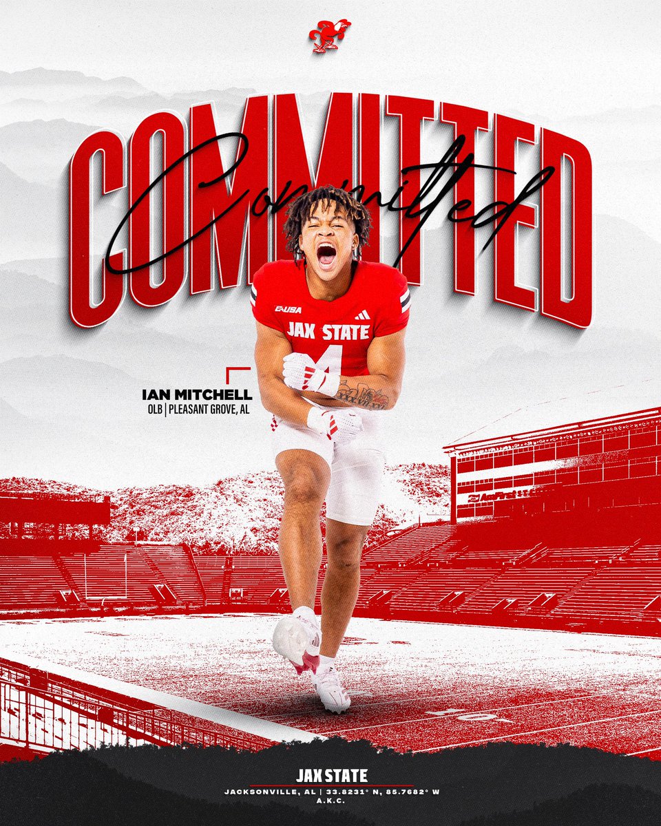 Ian “SHOWTIME” Mitchell (@issianmitchell) on Twitter photo #AGTG
Blessed✝️
100% COMMITTED
<a href="/JaxStateFB/">Jax State Football</a> <a href="/CoachBertB/">Bert Biffani</a> <a href="/BHoward_11/">Brandon Howard</a> <a href="/UnLockYourGame/">UnLockYourGame</a> <a href="/HallTechSports1/">Hall-Tech Sports</a> #AGTG
Blessed✝️
100% COMMITTED
<a href="/JaxStateFB/">Jax State Football</a> <a href="/CoachBertB/">Bert Biffani</a> <a href="/BHoward_11/">Brandon Howard</a> <a href="/UnLockYourGame/">UnLockYourGame</a> <a href="/HallTechSports1/">Hall-Tech Sports</a>