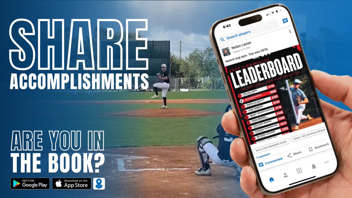 Baseball Bluebook App™ (@bsblbluebook) on Twitter photo Share your accomplishments on the Baseball Bluebook App!
<a href="/NolanLamm2027/">Nolan Lamm ‘27</a>
#AreYouInTheBook #DownloadNow #BBUncommitted @CoachBeede Share your accomplishments on the Baseball Bluebook App!
<a href="/NolanLamm2027/">Nolan Lamm ‘27</a>
#AreYouInTheBook #DownloadNow #BBUncommitted @CoachBeede