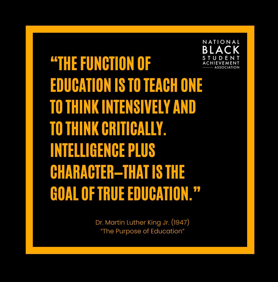 National Black Student Achievement Association tweet media