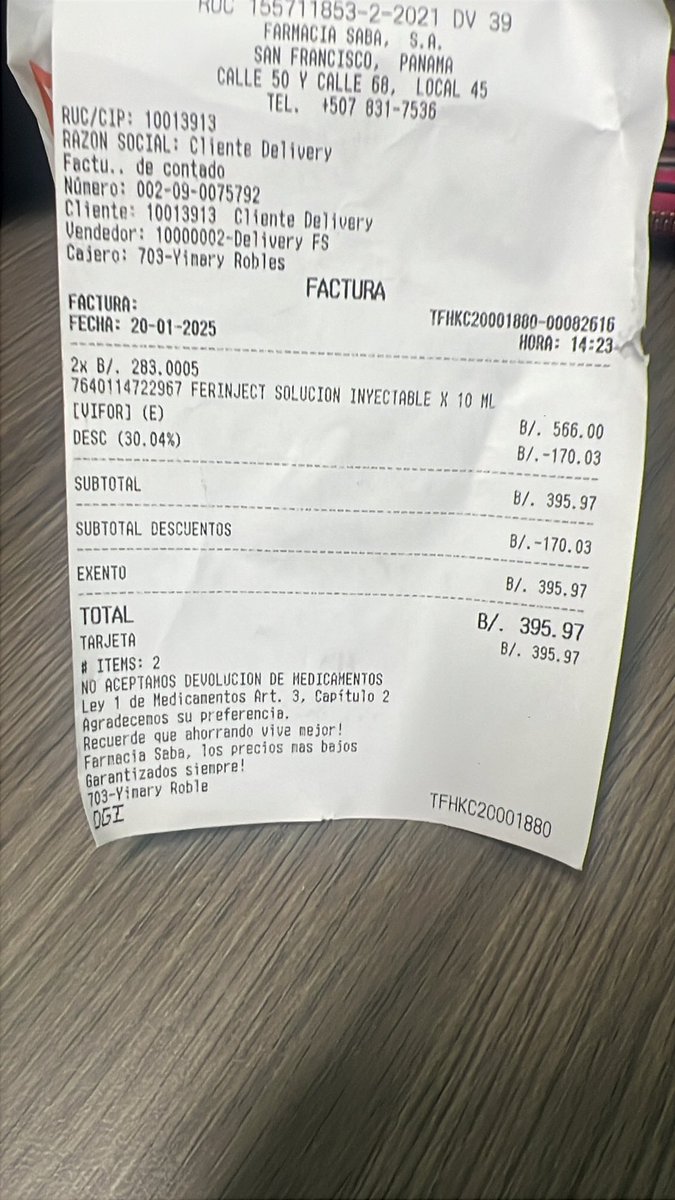 2 ampollas de hierro en Panamá equivalen a un pasaje aéreo . Sale mejor comer poroto y lenteja .  #aymiplata